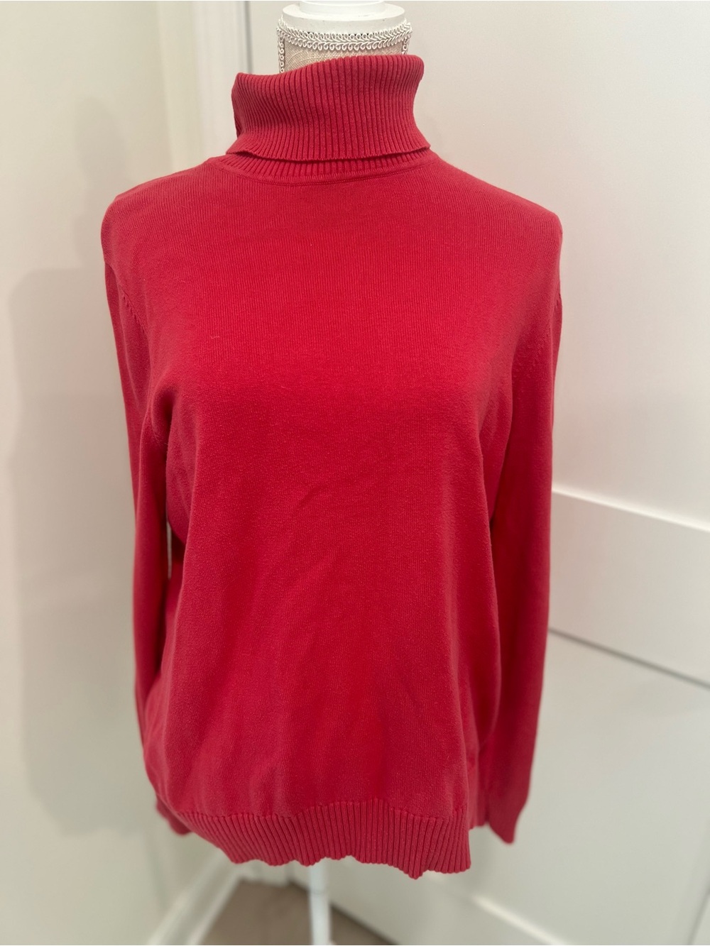 Van Heusen Coral Turtleneck Sweater - Women